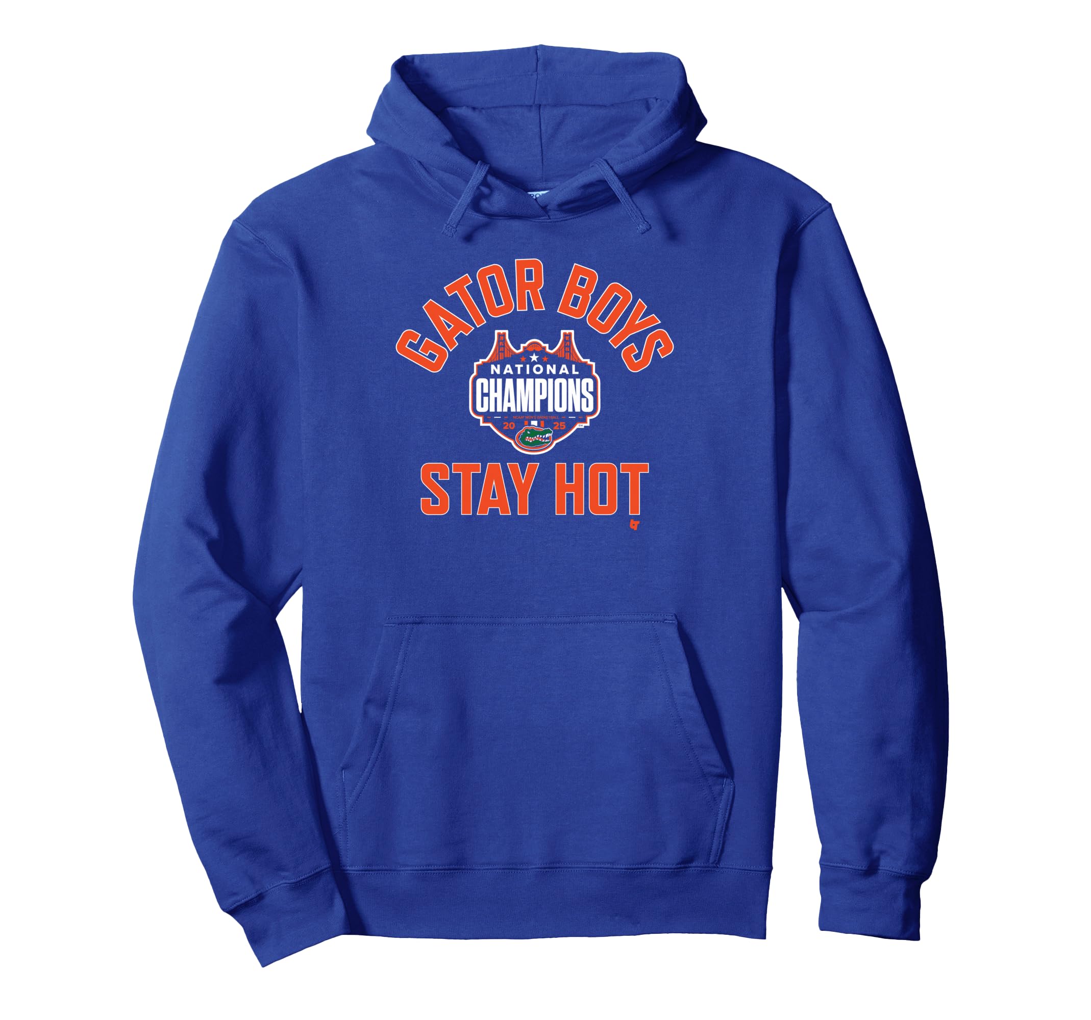 Florida Basketball - Gator Boys Stay Hot '25 National Champs Pullover Hoodie