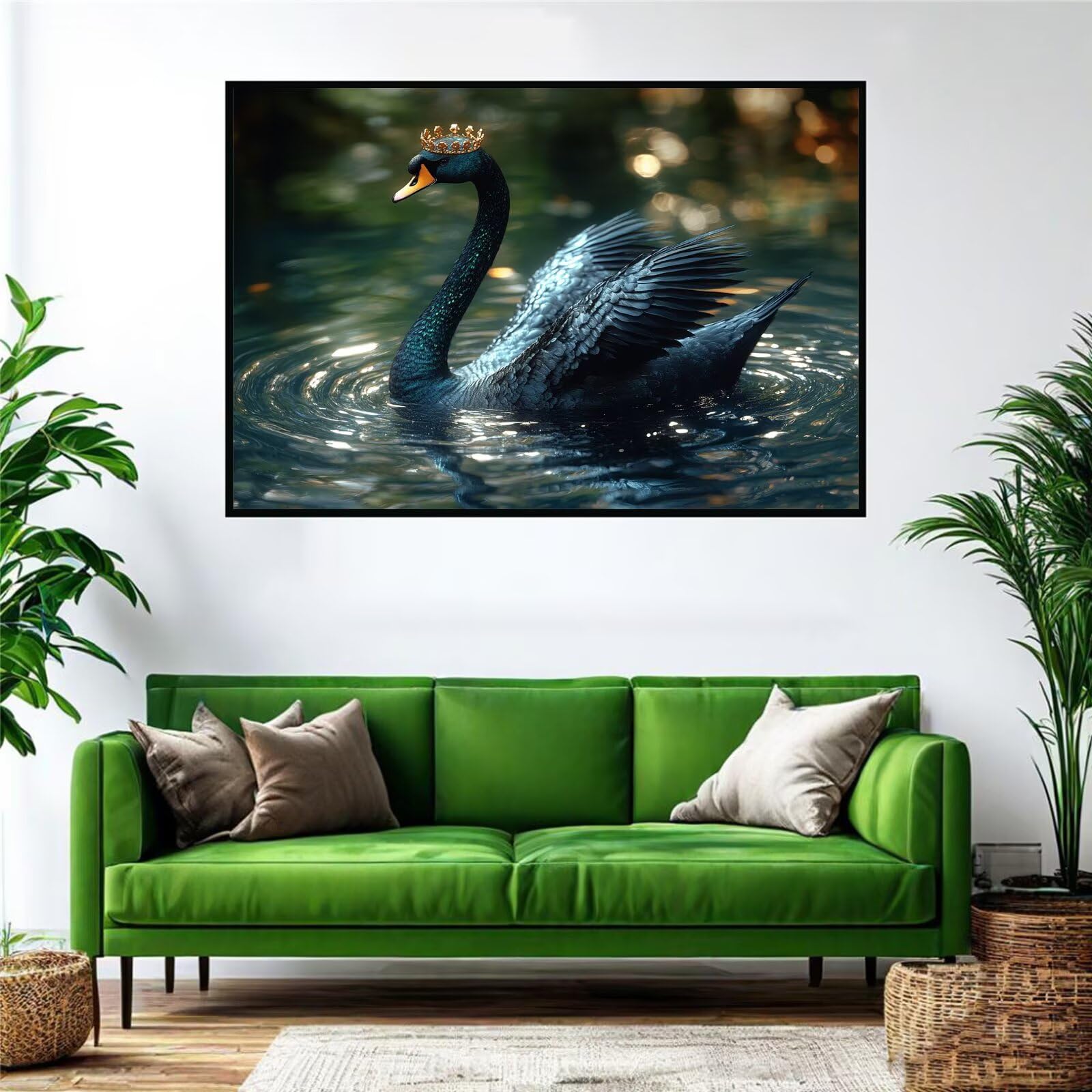 Oie Puzzle 3000 Pieces Adultes Lac Puzzles Classiques Panorama Bois Difficile Impossible Geant Jigsaw Jeu éducatif Défi Jouet pour Enfants et Adulte dès 14 Ans CadeauCadeaux pour Homme et Femme P-189