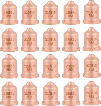 220816 85A Nozzle Tips, 20Pack, Fit for PMX 85/105 Plasma Cutting Torch Consumable
