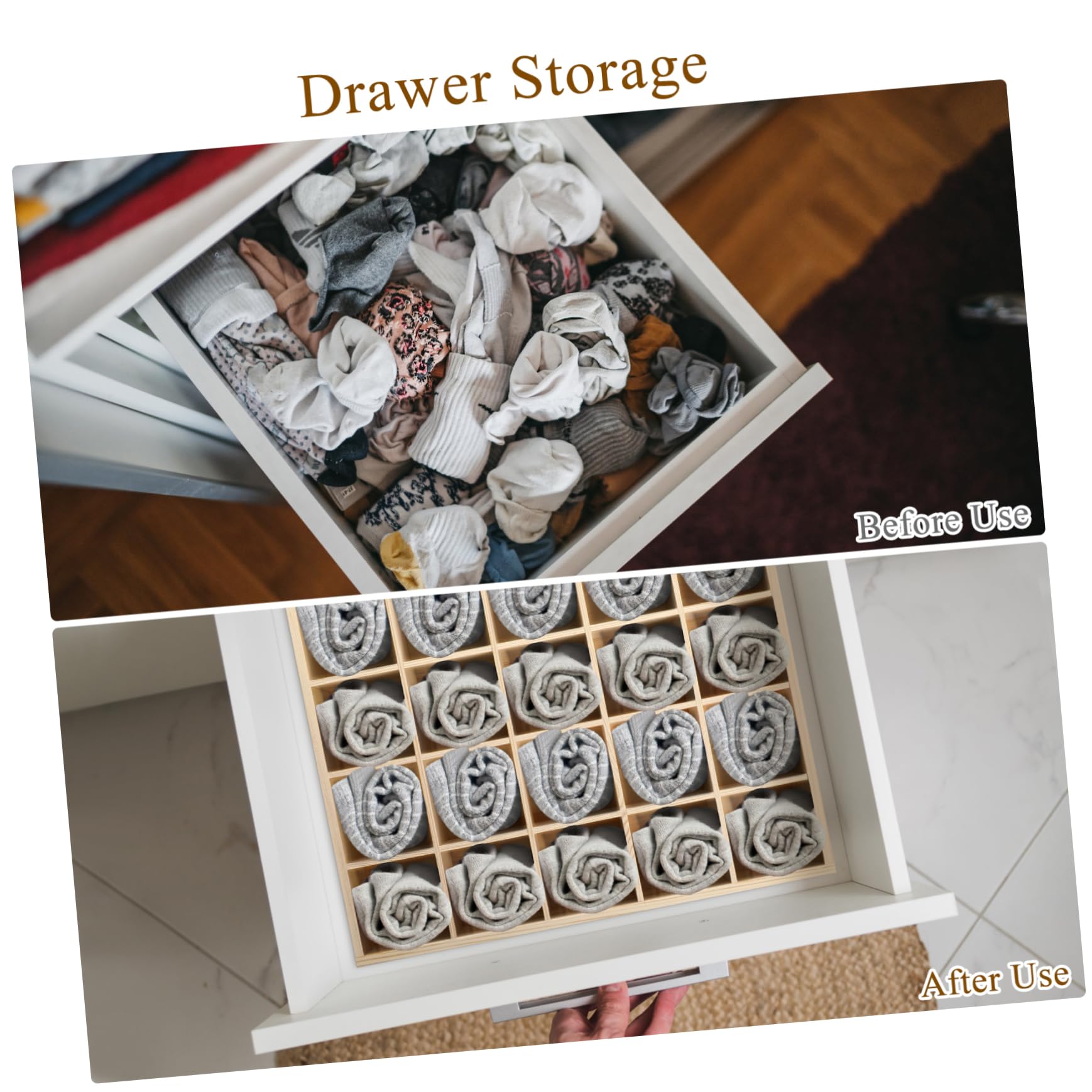ABOOFAN 20 Box Mutandine Organizzatore Armadio Di Stoccaggio Calzino Stoccaggio Calzino Organizzatori Calzini Di Stoccaggio Organizzatore Biancheria Intima Cassetto Bidoni Armadio