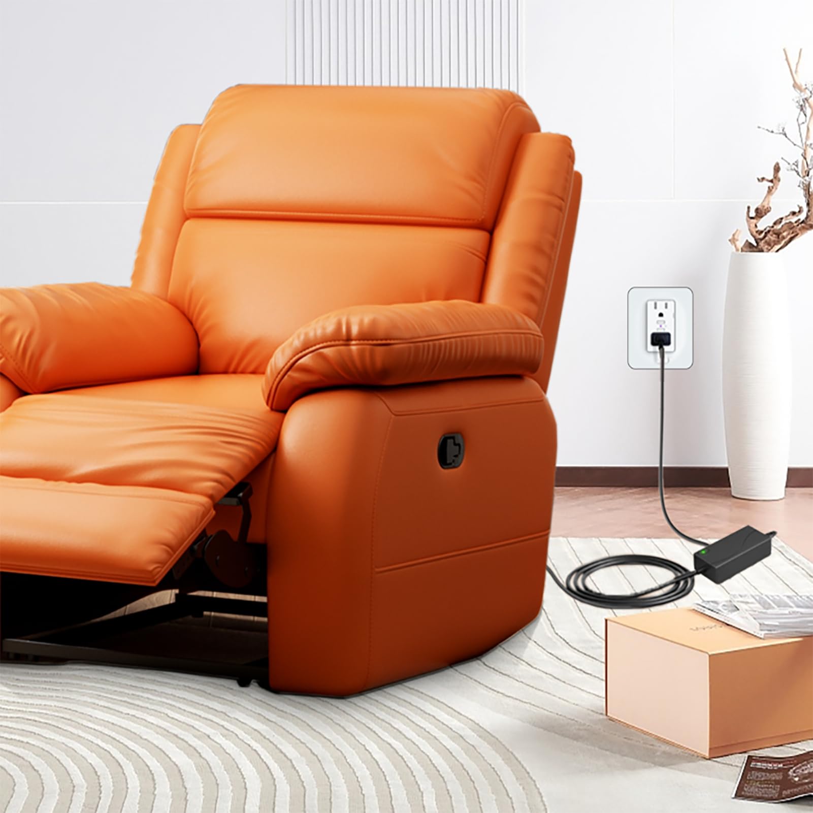 Power Recliner Netzteil 29V/24V 2A, Netzadapter 2 Pin, elektrisch neigbare Sofas Adapter, Netzteil für Sofa ZB-A290020-A W52RA73-290018, KDDY001, KDDY008, ZB A290020-B