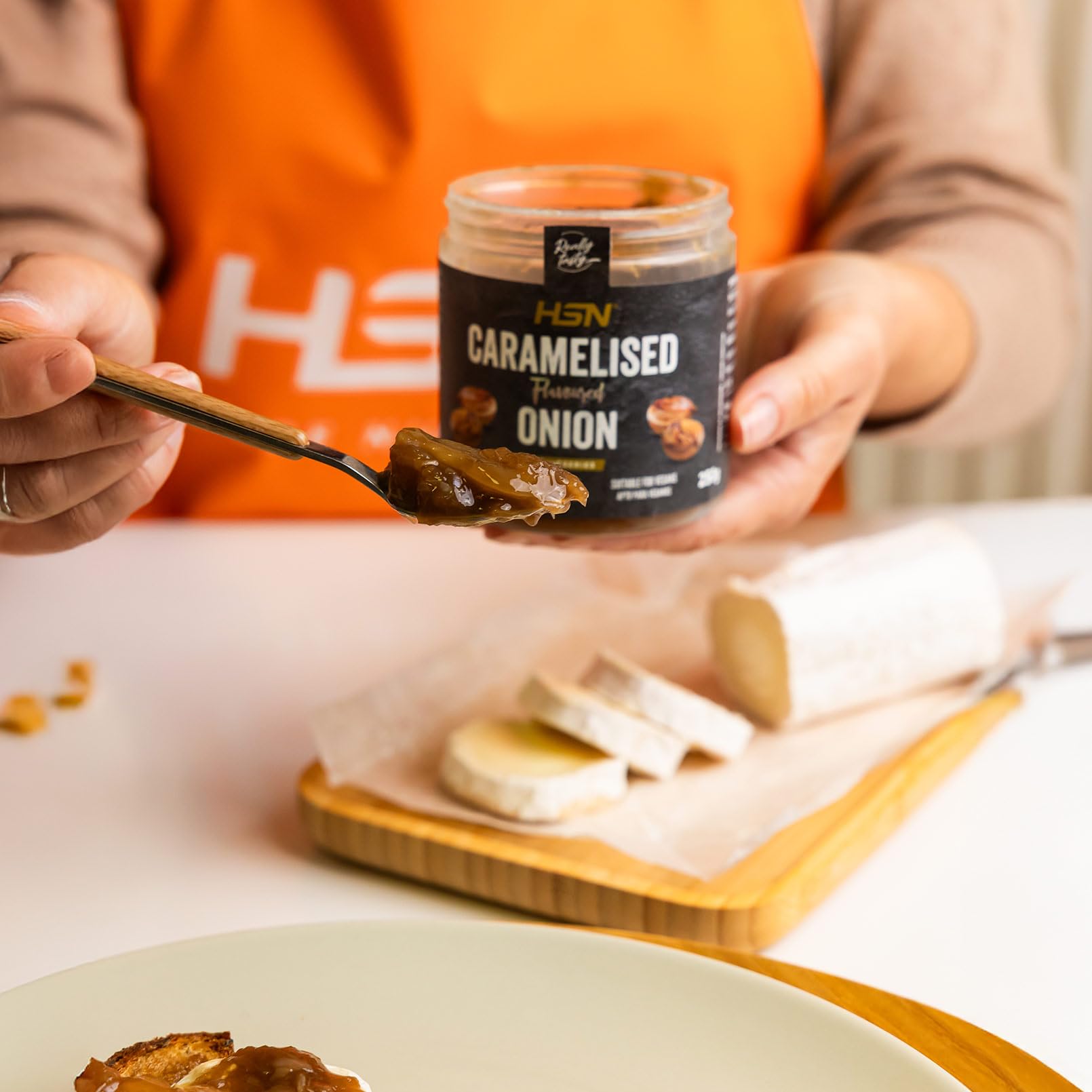 HSN Cebolla Caramelizada HSN | Pack 3 Unidades de 250g | Receta Baja en Azúcar Estilo Fit| Sin Colorantes, Endulzantes ni Conservantes Artificiales| Apto Dietas Veganas, Keto y Sin Gluten