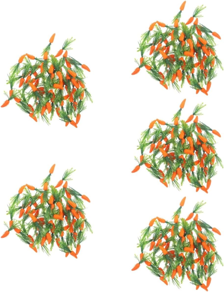 300個人工胡萝卜装飾品 フェスティバルや誕生日にな仿真野菜オー