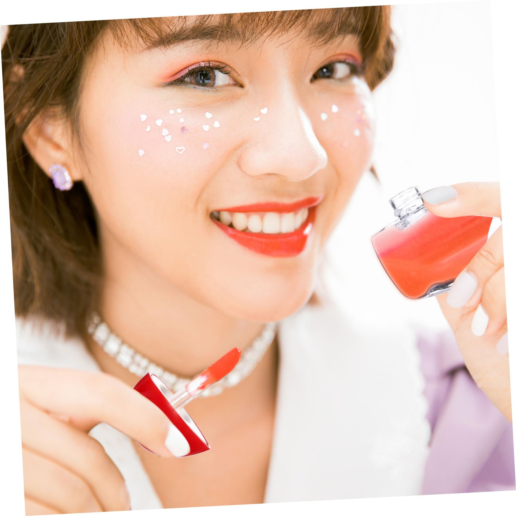 Healeved 3 Sätze Flasche Lipgloss Flaschen Für Lippenbalsam Lippenbalsam-tuben Klare Lipglosse Lippenstift Set Lipenschtift Set Lippenstift Tube Lipgloss-flaschen Plastik Rot 20 Stück * 3