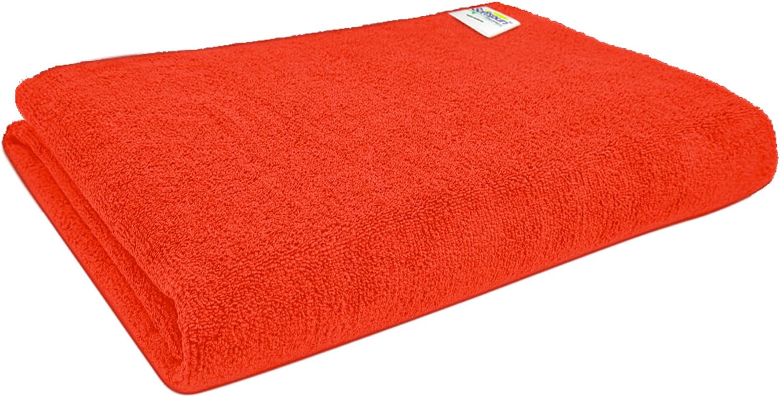 Microfiber Hair & Face Care Bath Towel 1 pc 60x120cm Red Ultra Absorbent Super Soft & Comfortable Quick Drying for Men & Women Daily Use for Unisex.