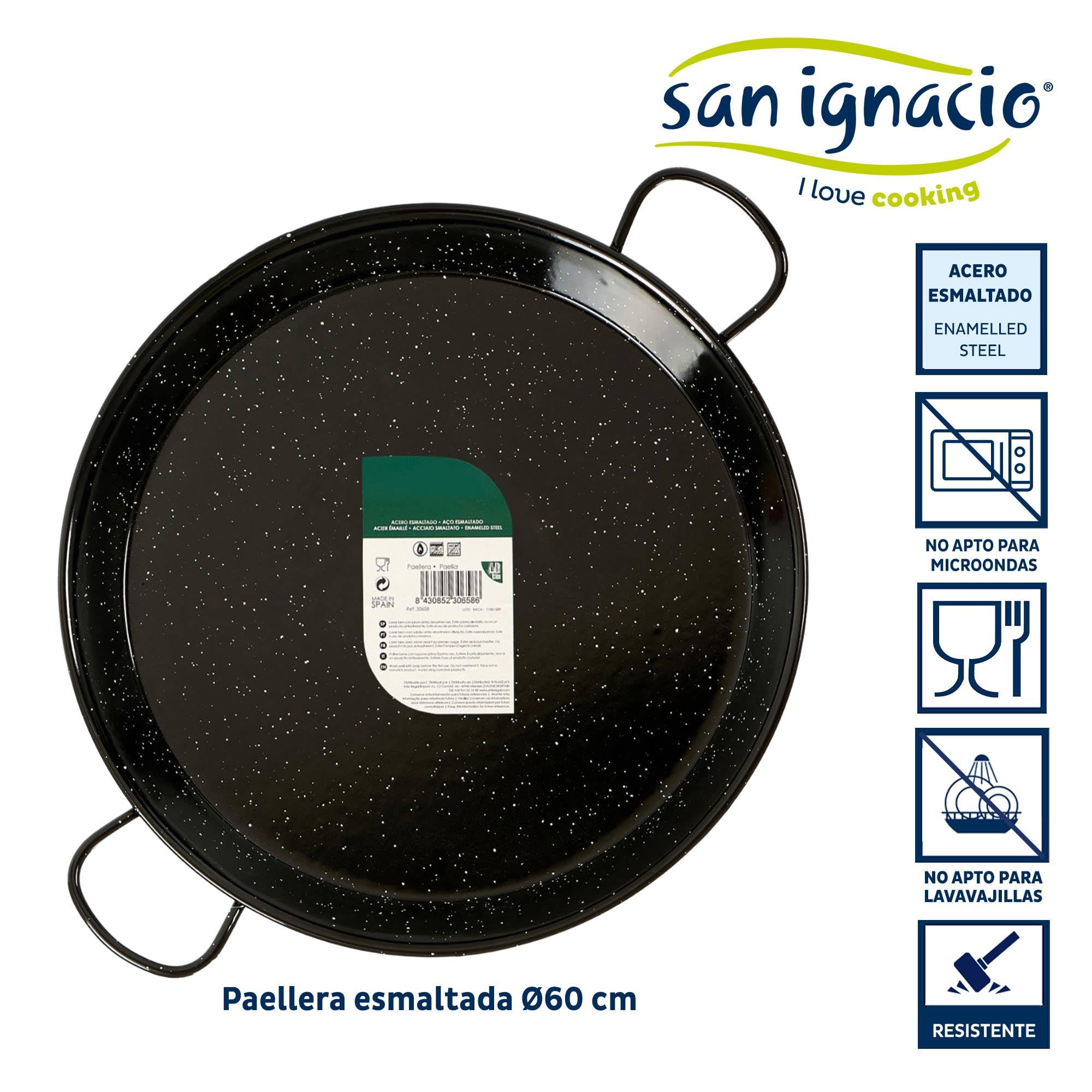 San Ignacio Paellera smaltata 60 cm 20 razioni collezione LA DEHESA