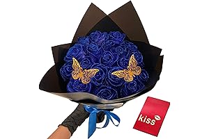 Self-Assembly 30-Rose Glitter Flower Bouquet: Unveil the Allure of Shimmering Blooms