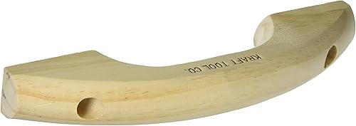 Kraft Tool CF262 - Mango de madera avellanado perforado, 10 pulgadas