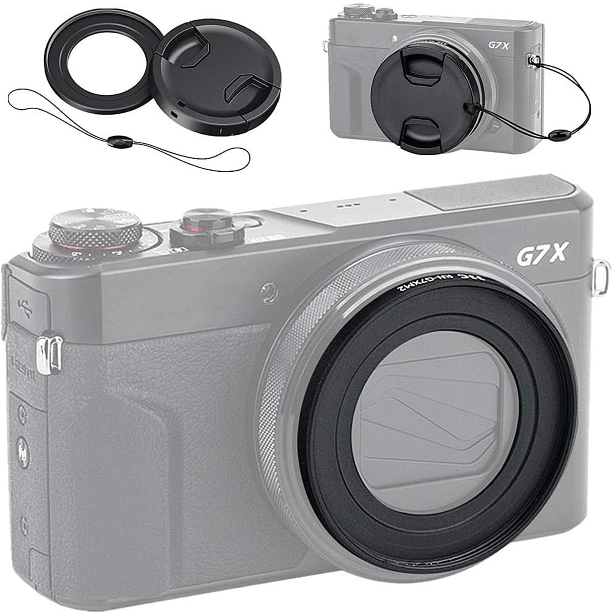 Amazon | JJC フィルターアダプター+レンズキャップ Canon PowerShot