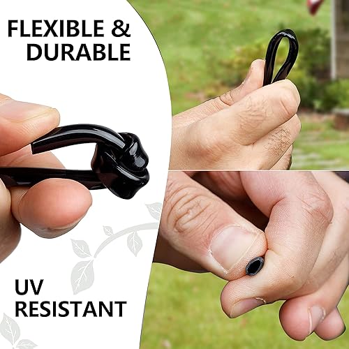 Miniatura 2 de Hourleey Manguera de goteo de riego de tubería de distribución en blanco de 100 pies, línea de goteo de 14 pulgadas