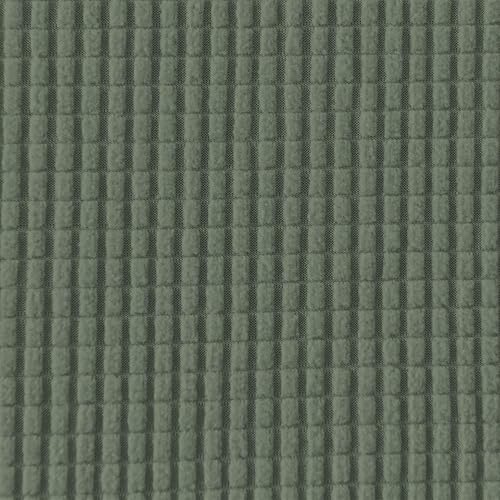 Vista 199 de Easy-Going - Funda elástica para sofá biplaza, 1 pieza, suave, con parte inferior elástica, protector para niños, tela jacquard de elastano y Gris