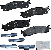 Vista 220 de Pastillas de Freno Delanteras Cerámicas Bendix Priority1 CFC430A para Modelos Selectos INFINITI G35, I30, Nissan 350Z, Altima, Juke, Maxima, Sentra