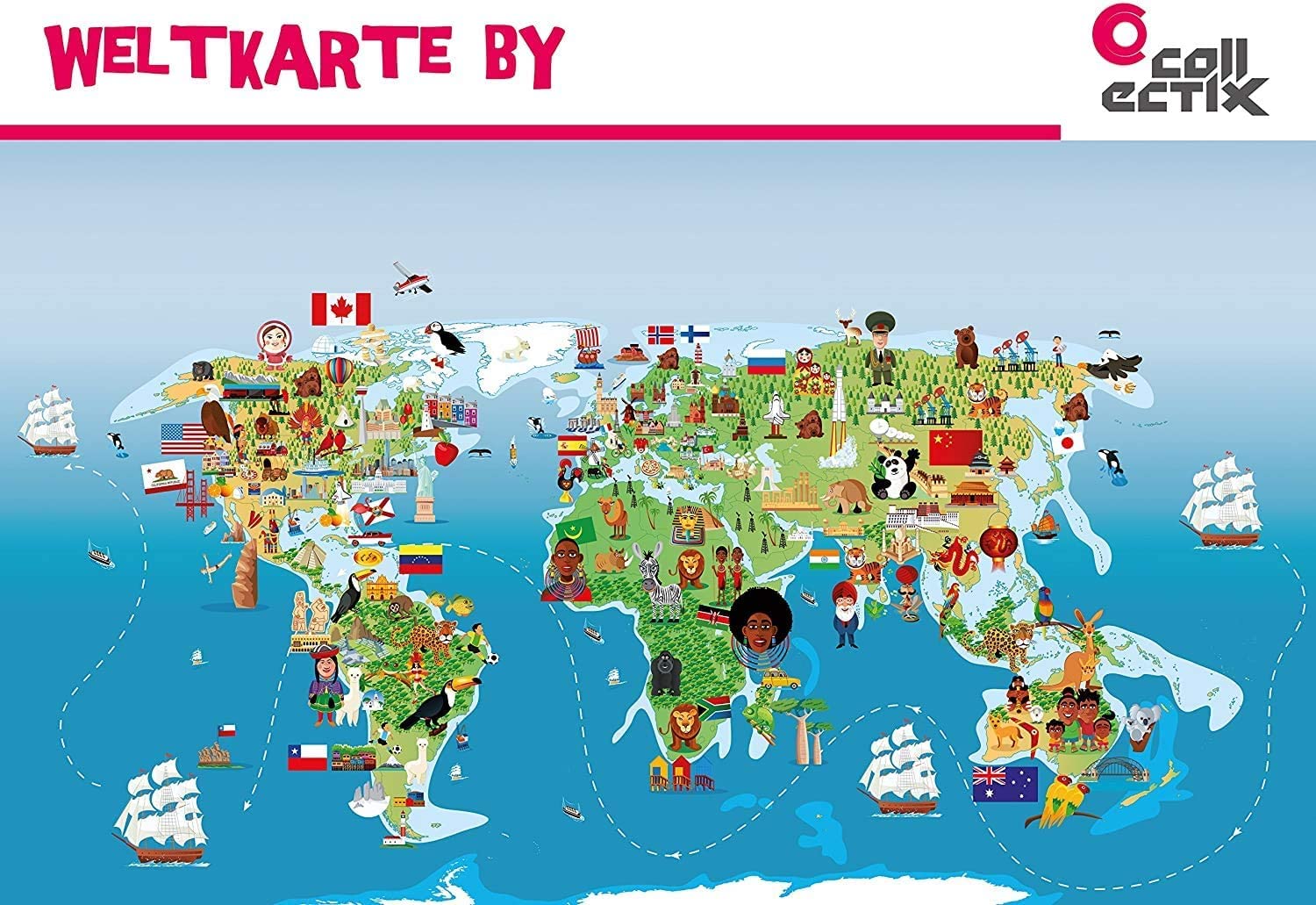 Ravensburger tiptoi Set, Meine schönsten Märchen (książka dla dzieci) + 00110 tiptoi Der Pen + mapa świata dla dzieci, zabawka edukacyjna dla dzieci