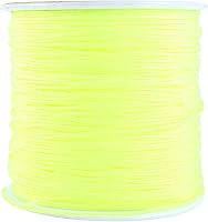 Vista 38 de KONMAY 1 rollo de cuerda de nailon para hacer pulseras de 150 yardas, trenzado de nailon Shamballa Macramé/cordón de cuentas de 0.4mm, cordón