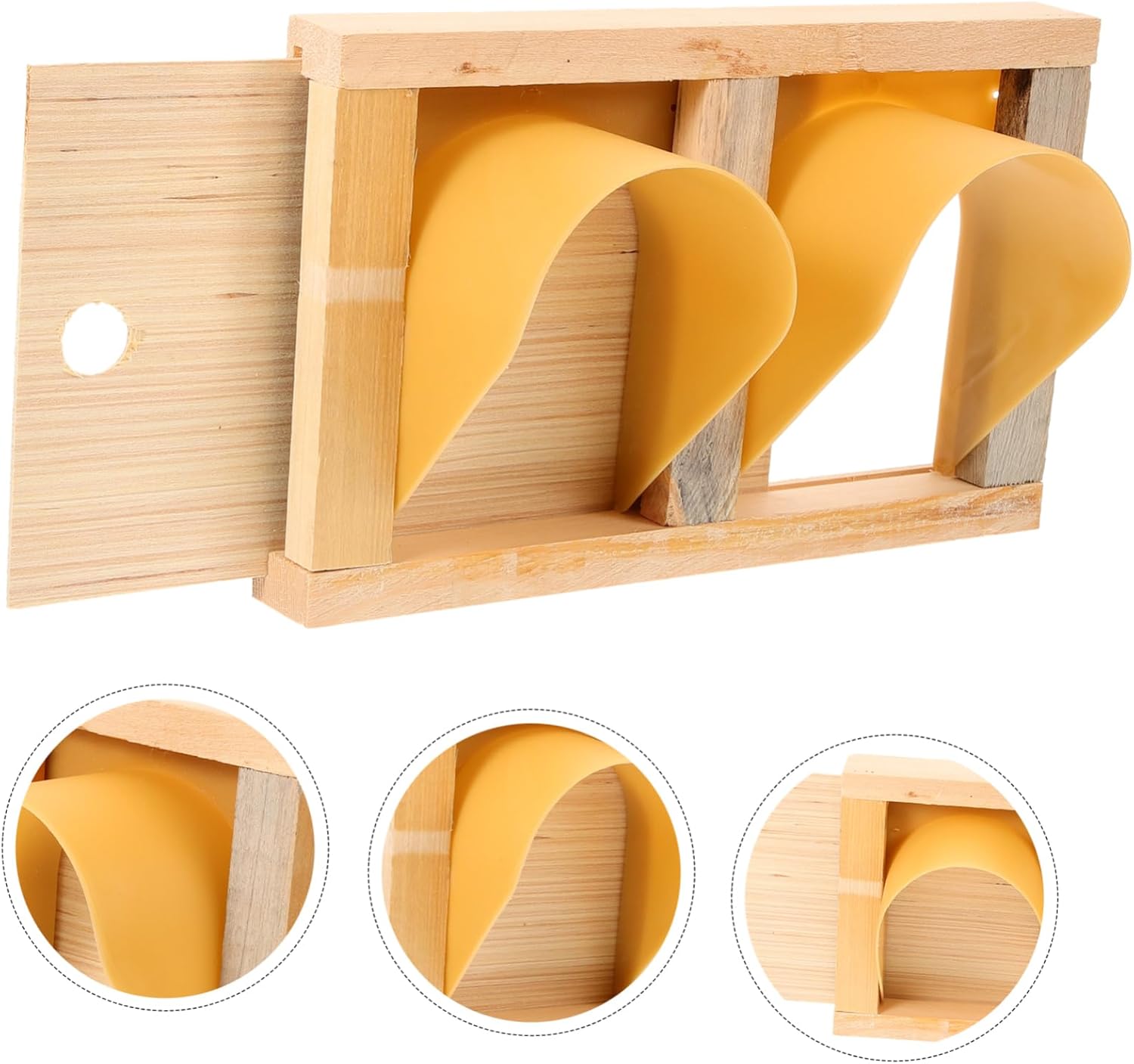 Yardwe European Style Wooden Pigeon Door Doors for Easy Access Barrier Design for Homing Pigeons for and Racing