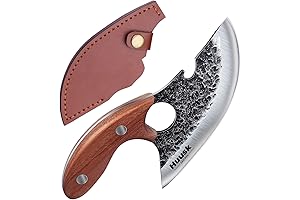 Huusk Knives: Barebones Viking Ulu Knife for Precision Meat Cutting