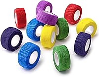 Vista 11 de WePet Envoltura para mascotas, vendaje autoadhesivo no tejido, gasa cohesiva de emergencia, para perros, gatos, caballos, pájaros, heridas