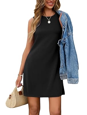 SAMPEEL Dresses for Women 2025 Casual Summer Sundresses Sleeveless Tank Dress Fashion Outfits
