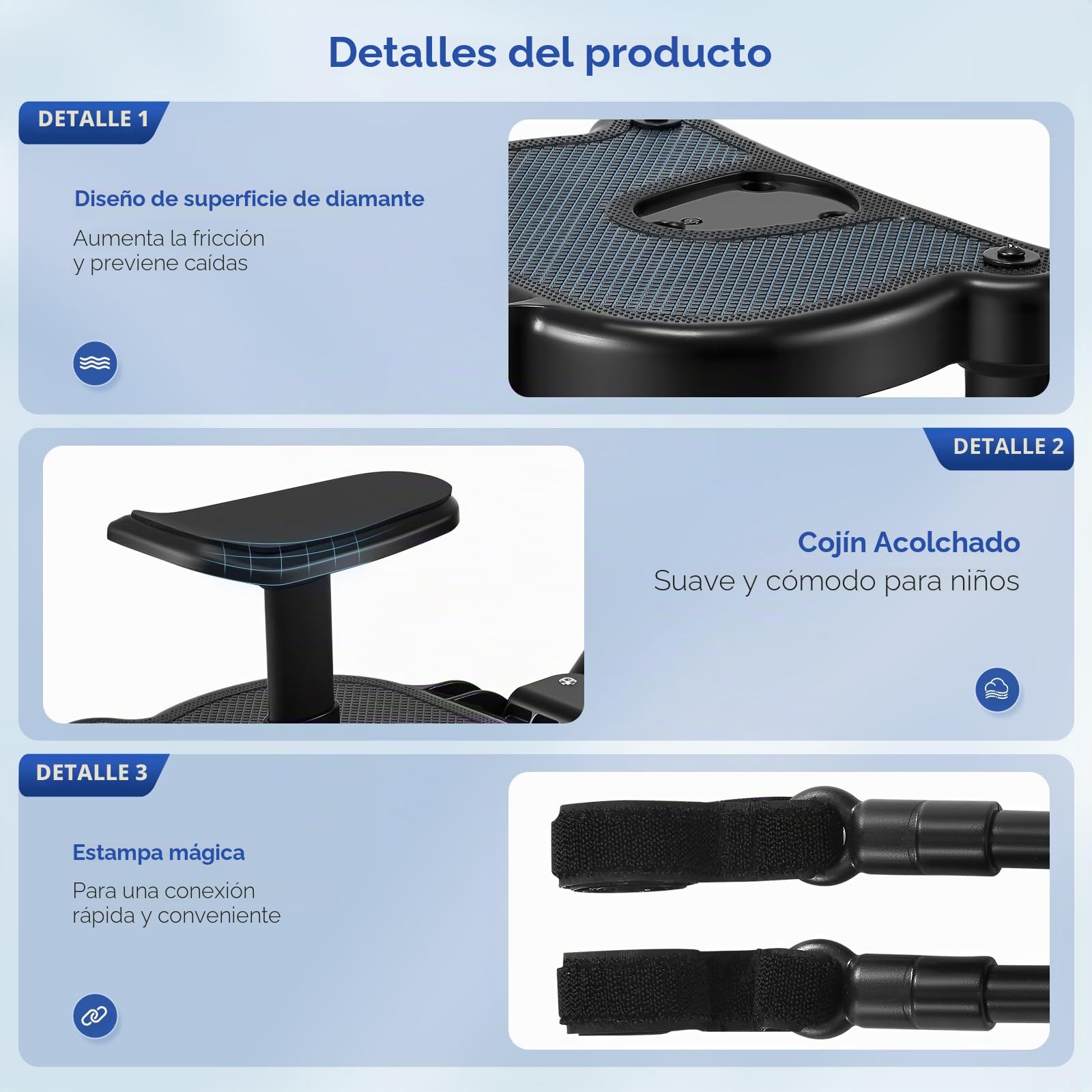 Patin Carro Bebe Universal con Asiento,Buggy Board para niños con bolsa,Diseño estable de dos ruedas, con correa de suspensión,Accesorio para cochecito para niños de 2 a 6 años (25 kg),negro