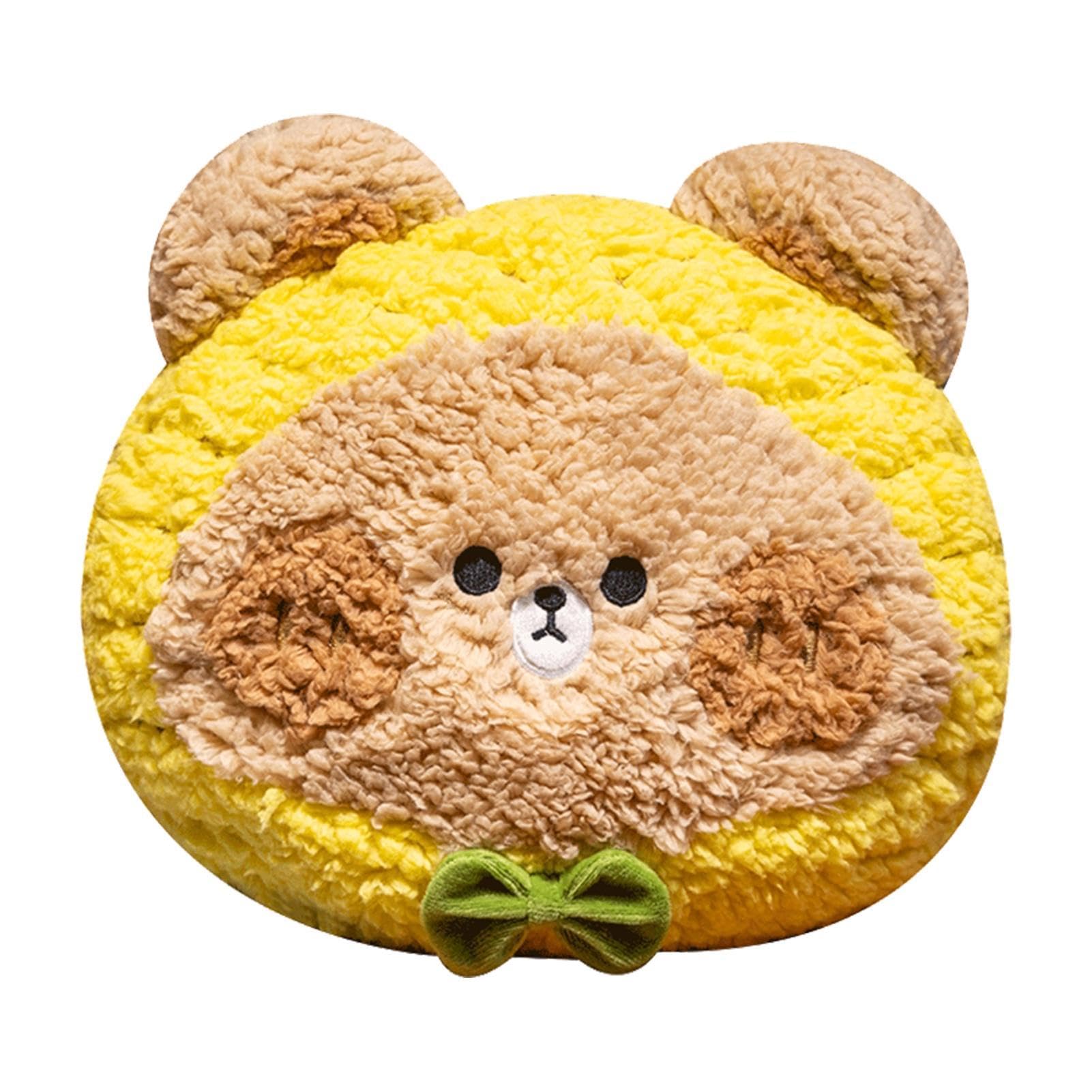 Whrcy Plush Hand Warmer | Bear Hand Muffs Hand Warmer | Cartoon Animal Pillow Cold Weather Warmer for Boys Girls Kids