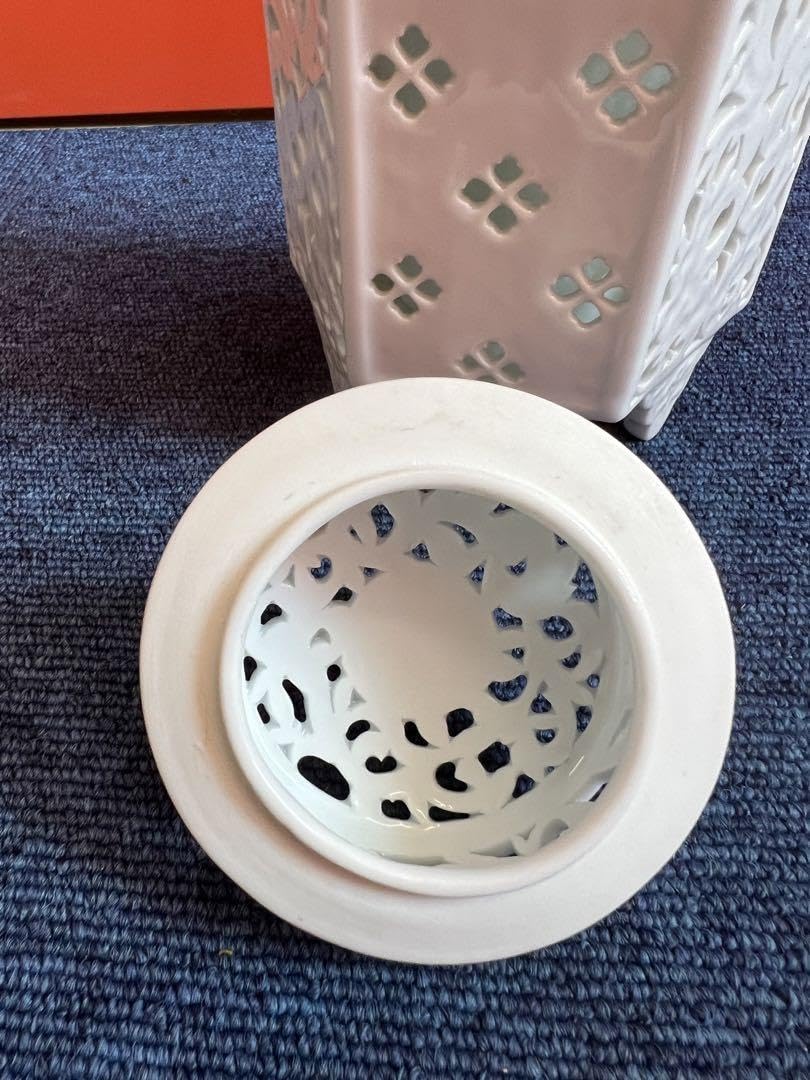 Amazon｜862 十三代 三川内玉泉 透かし彫り 香炉｜仏壇用香炉