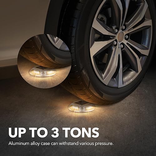 Miniatura 6 de AGPTEK Paquete de 4 luces solares para entrada, 2 modos de color, luces de muelle para exteriores, impermeables, LED, para aceras, caminos, patios,