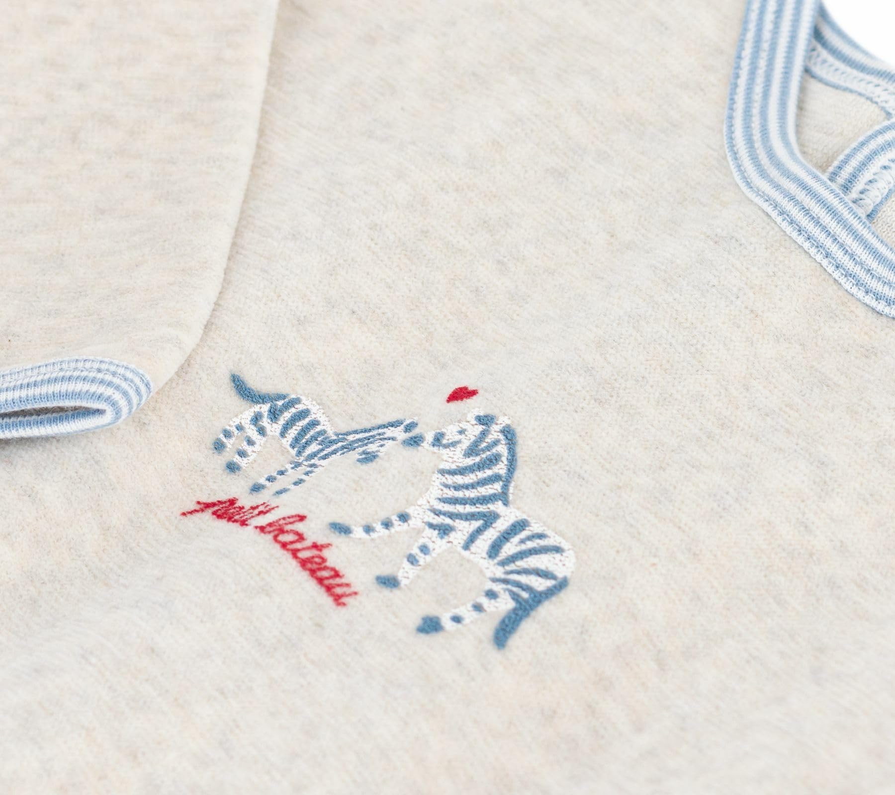 Petit Bateau Pyjama Bébé en Velours Ouverture au Dos Uni A0ee901 Vêtements Nuit Mixte bébé (Lot de 1)