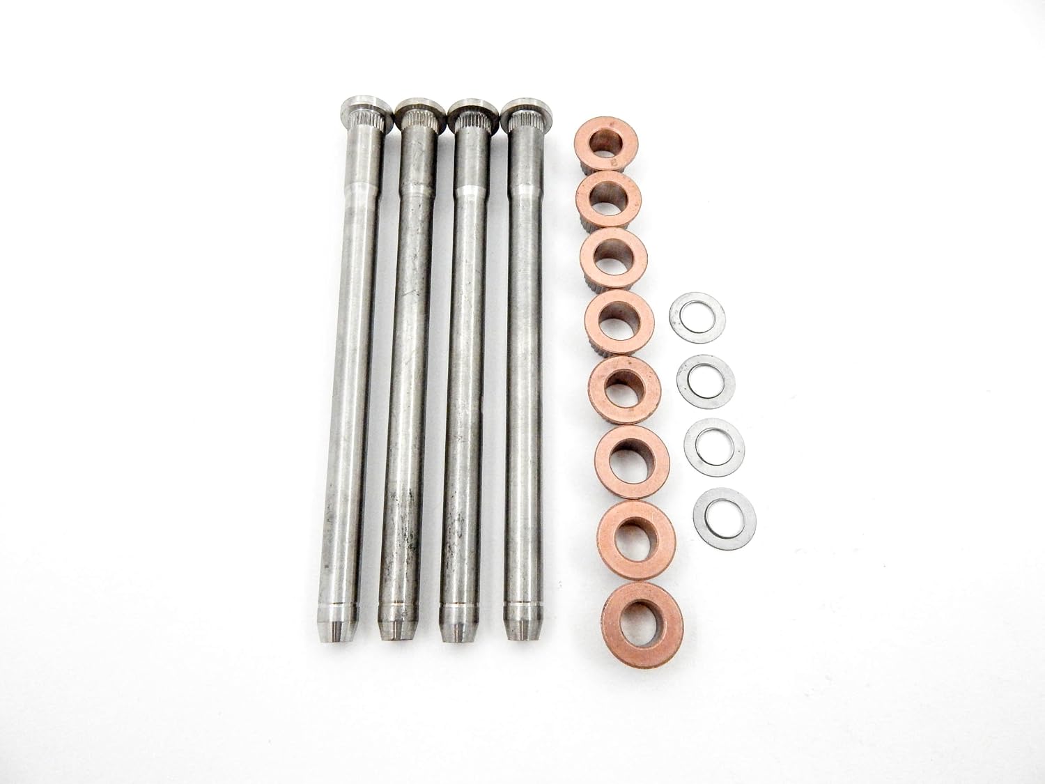 Red Hound Auto 1988-2002 Compatible with Chevrolet GMC GM Trucks 4 Pins 2 Door Both Door Hinge Pin and Bushing Kit