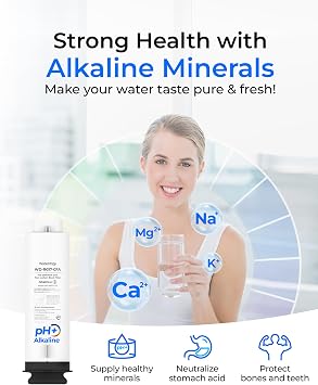 Waterdrop G5P700A-CF Filter, Replacement for Waterdrop G5P700A Undersink Reverse Osmosis System, 6-month Lifetime