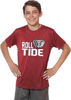 Little King NCAA Boys Youth-Poly Tech T-Shirt-Team Colors-YS YM YL YXL