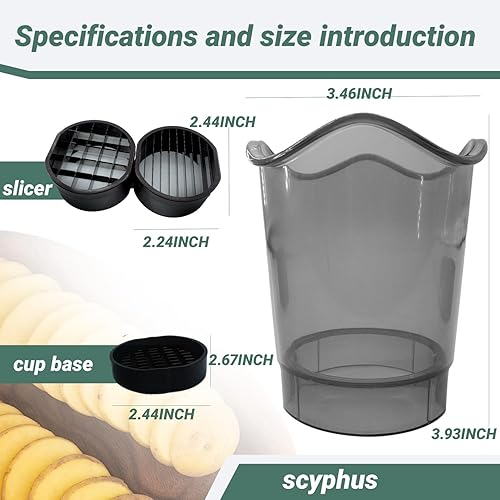 Miniatura 2 de Fresa Cortadora Multifuncional Frutas y Vegetales Cortador de Acero Inoxidable Taza Rápida Ensalada Fabricante (Cuerpo de botella transparente+2