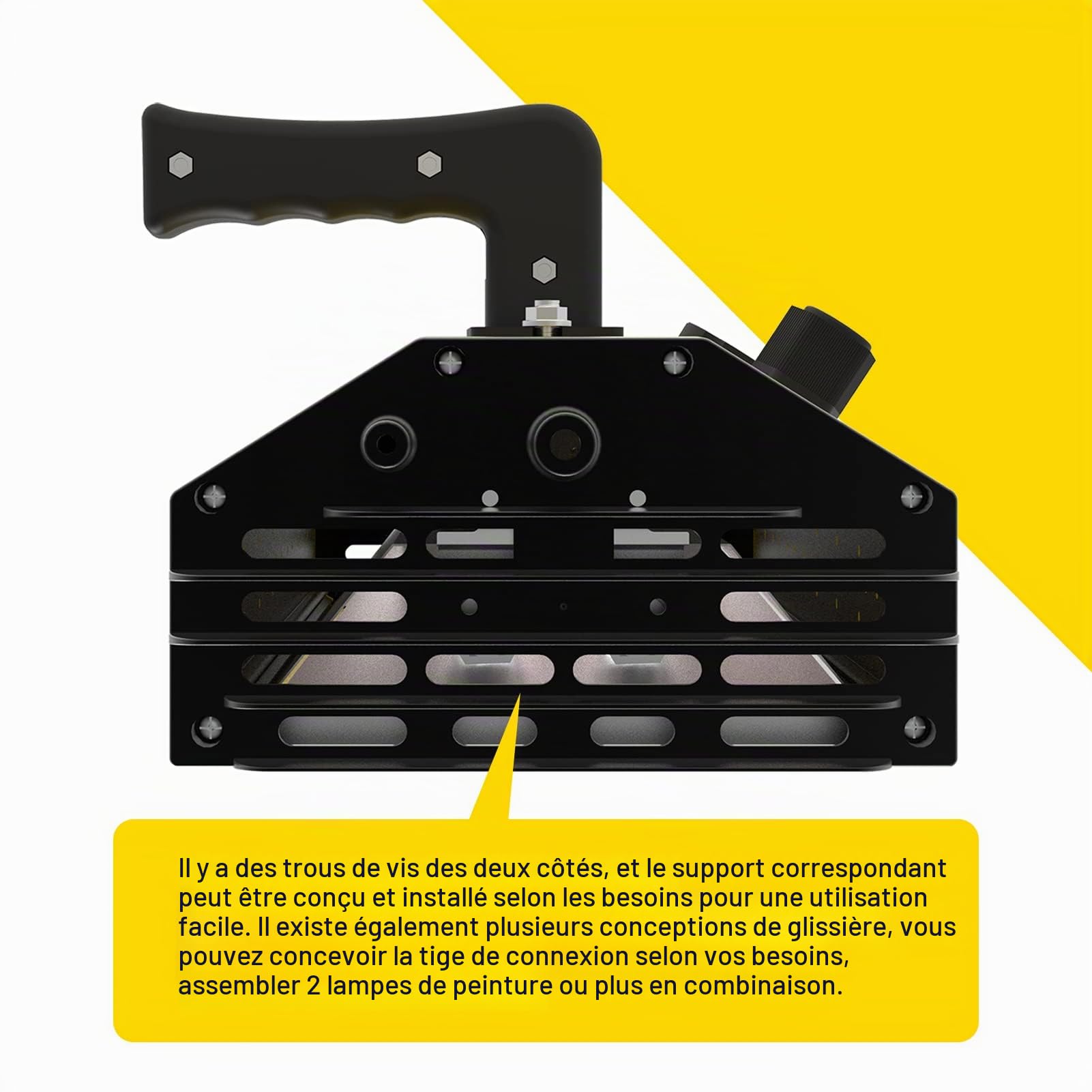 DATOUBOSS 2000W Sèche-Peinture à Main Infrarouge 230V Lampe de Peinture Infrarouge Sèche-Peinture Infrarouge adapté à la Peinture de Voiture Peinture sur tôle séchage partiel des Meubles