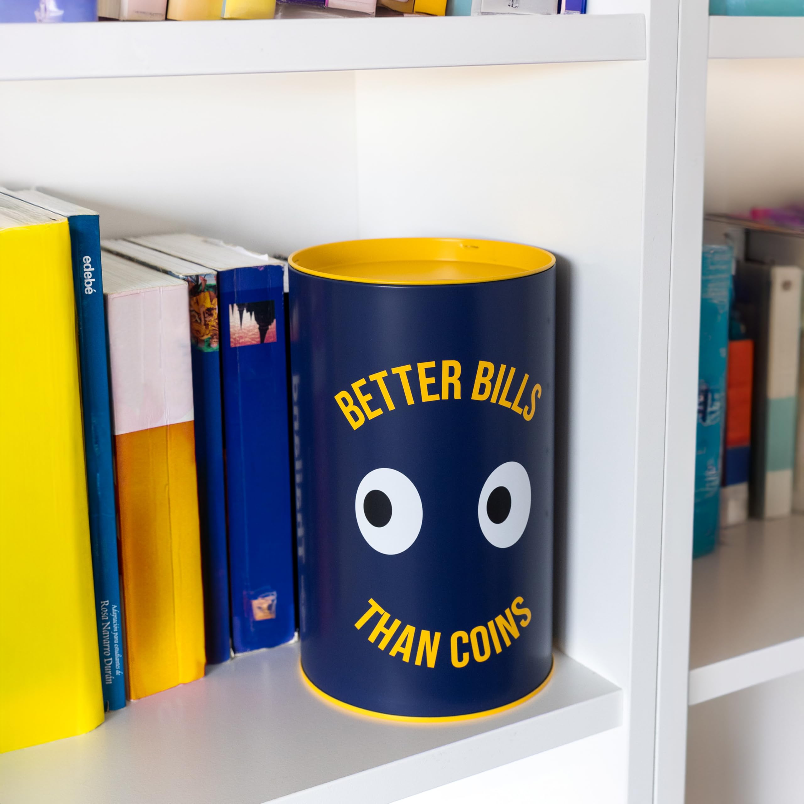 Salvadanaio Originale In Acciaio Per Adulti - Idea Regalo Divertente, Grande Capacità, Per Risparmi O Mance - Foto 5