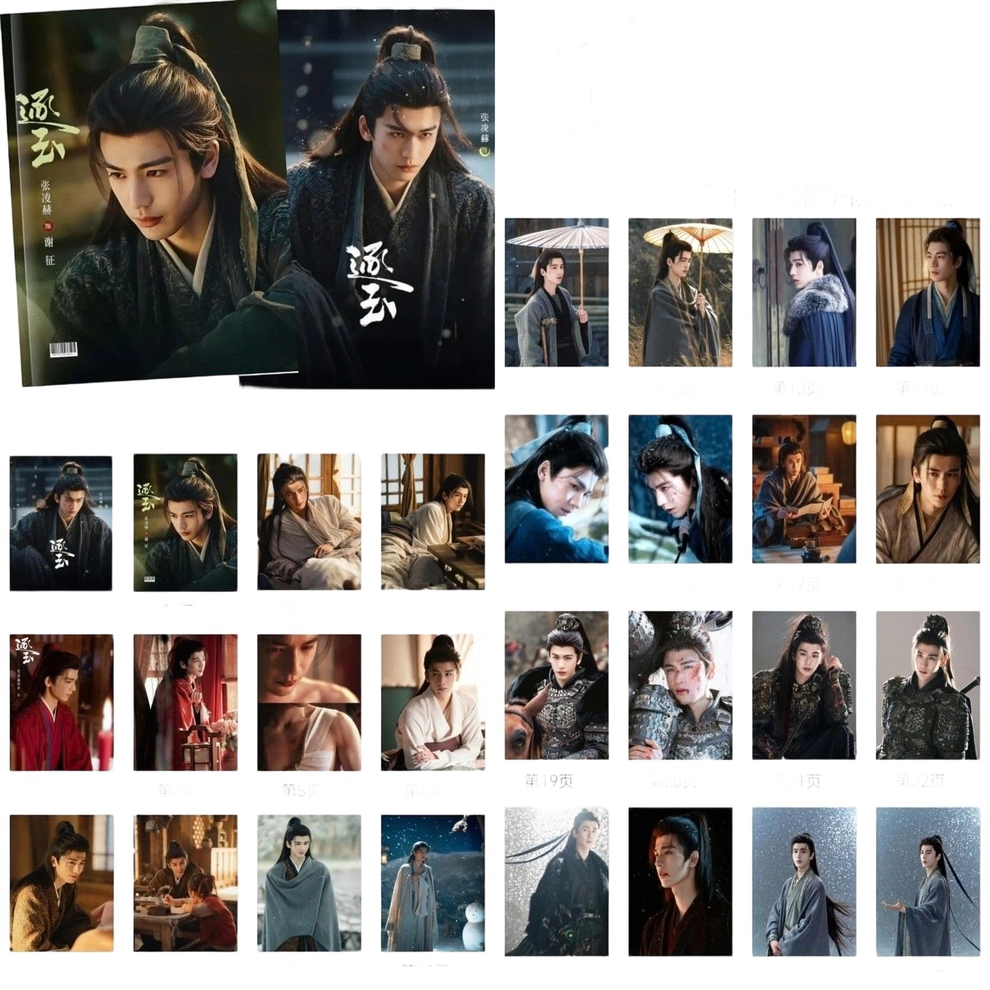 Amazon.co.jp: 逐玉 ジャンリンホー 張凌赫 ティエンシーウェイ 写真集