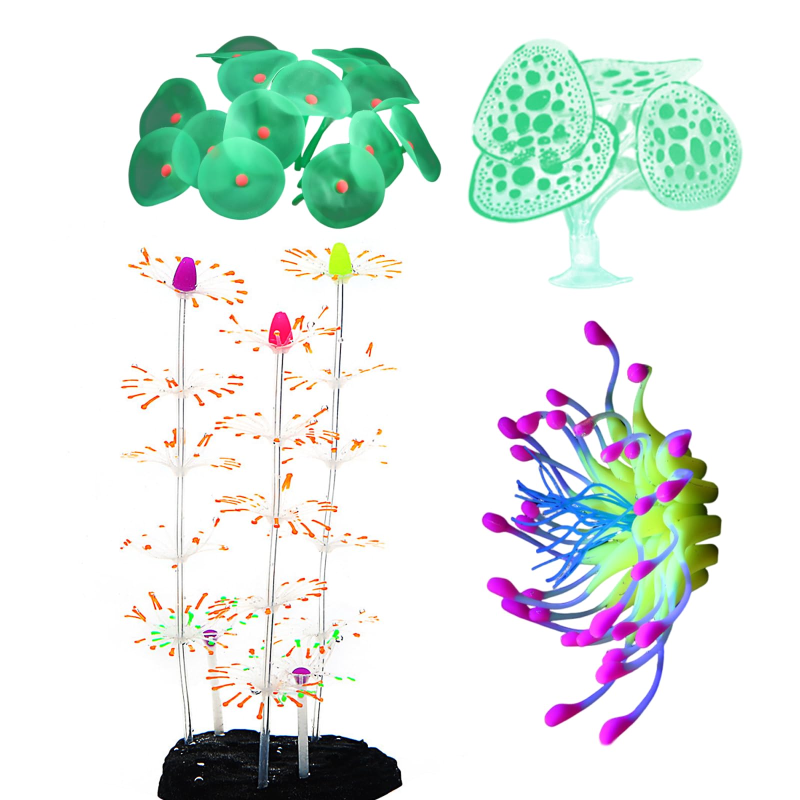 Ensemble de coraux pour aquariums pour masquer les filtres et embellir le bac