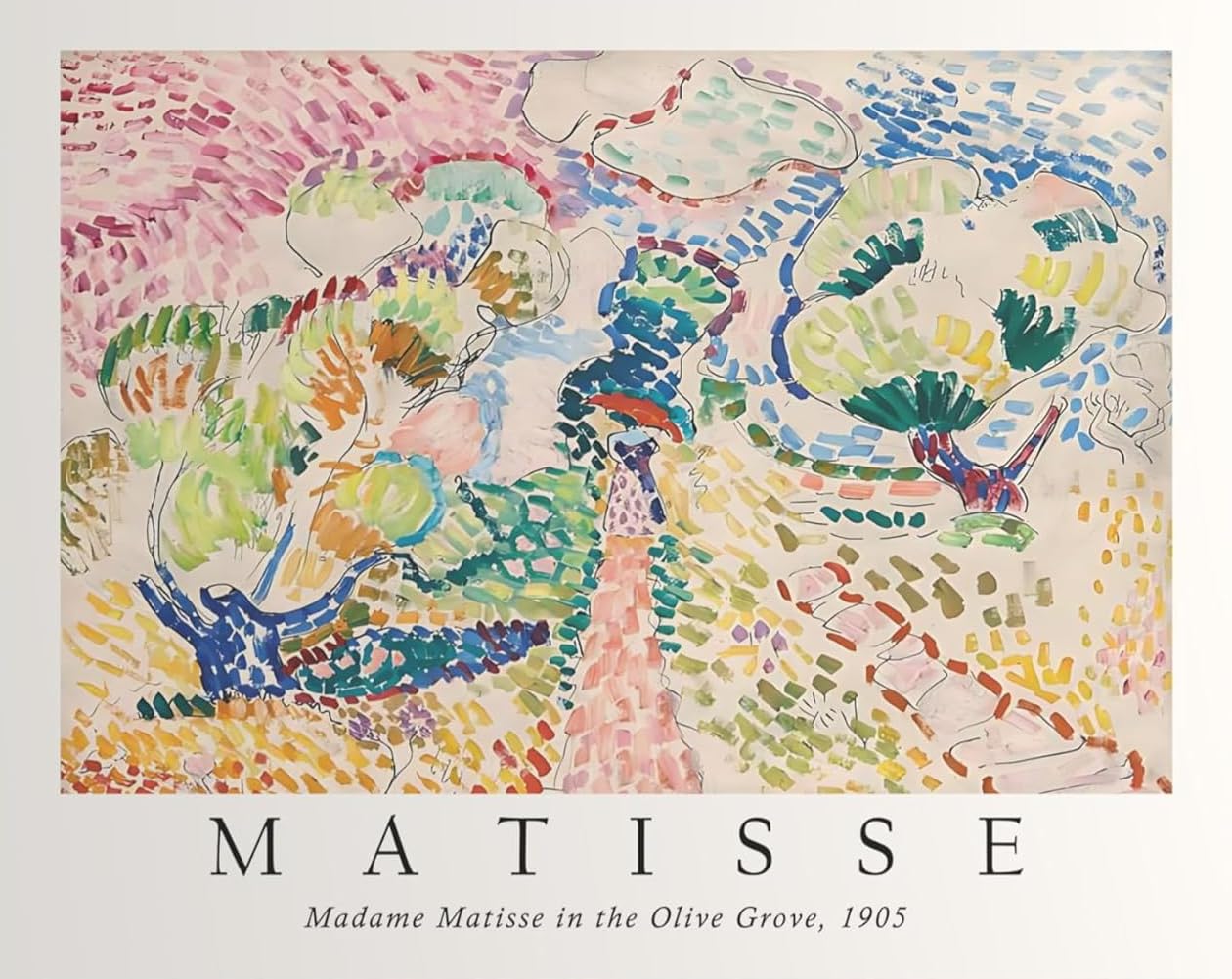 Waeta Rnvzx Henri Matisse Wall Art Olive Grove Canvas Painting Abstract Landscape Poster Matisse Prints For Modern Living Room Decor Picture 40x50cm No Frame