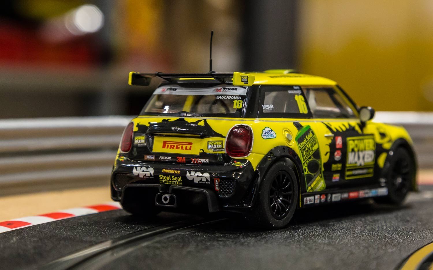 Scalextric C3742 BMW Mini Cooper F56 Power Maxed Challenge 2015