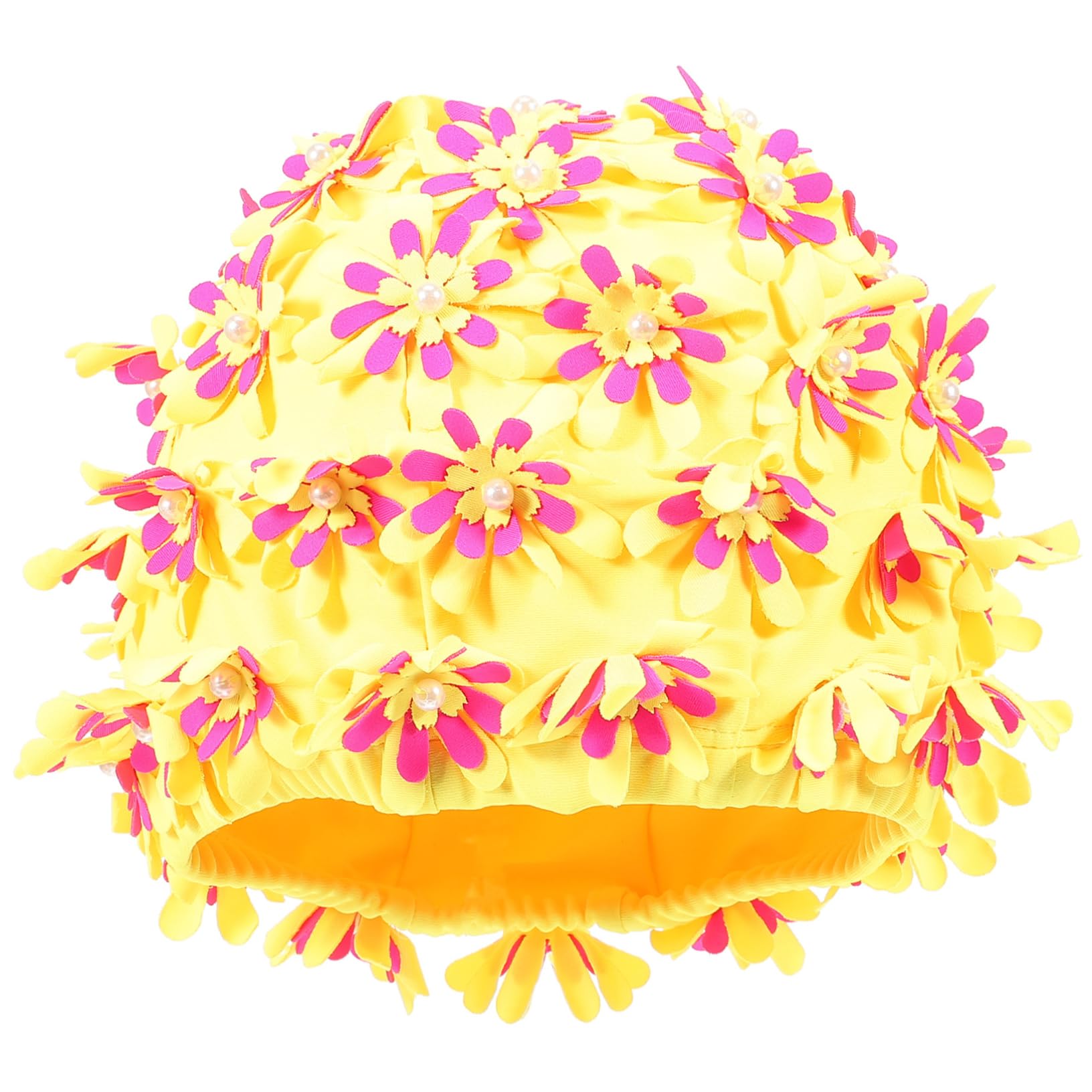 BESPORTBLE 3piezas Gorro De Natación Femenino Diseño Floral Gorra para Piscina Protección del Cabello para Adultos y Adolescentes