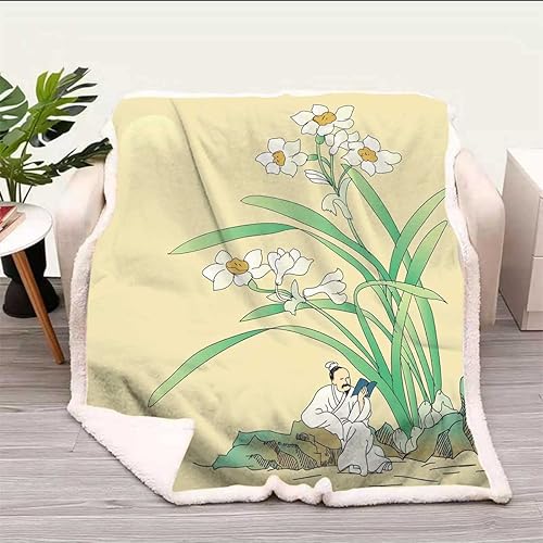 Miniatura 2 de Cobijas Calientes para Invierno - Cobijas Calientes para Invierno - Decoración acogedora para habitación de camping cama tamaño pequeño 31.5 x 47