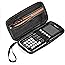 BOVKE Hard Graphing Calculator Carrying Case for Texas Instruments TI-84 Plus CE/TI-83 Plus CE/Casio fx-9750GII, Extra Zipped