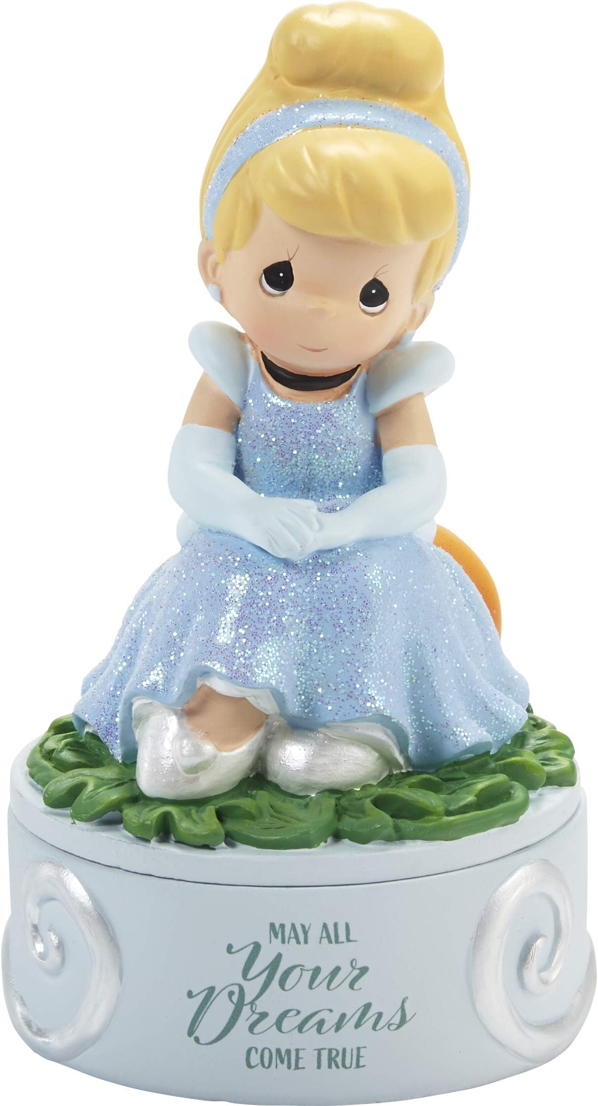 202037 Disney Cinderella Dreams Come True Resin Covered Box