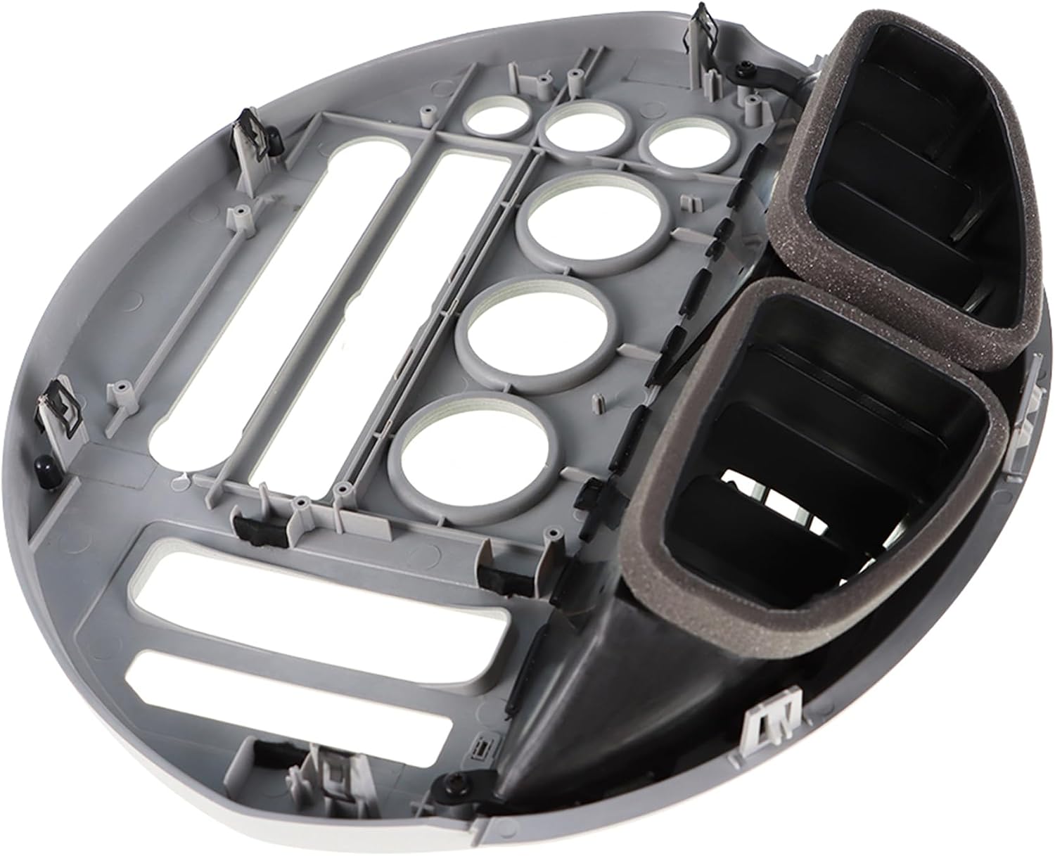 marddpair Instrument Gauge Panel Center Console Dashboard Cover Bezel Replacement forNissan Quest 2004-2005 Replacement for 68260-5Z000 682605Z001 Gray
