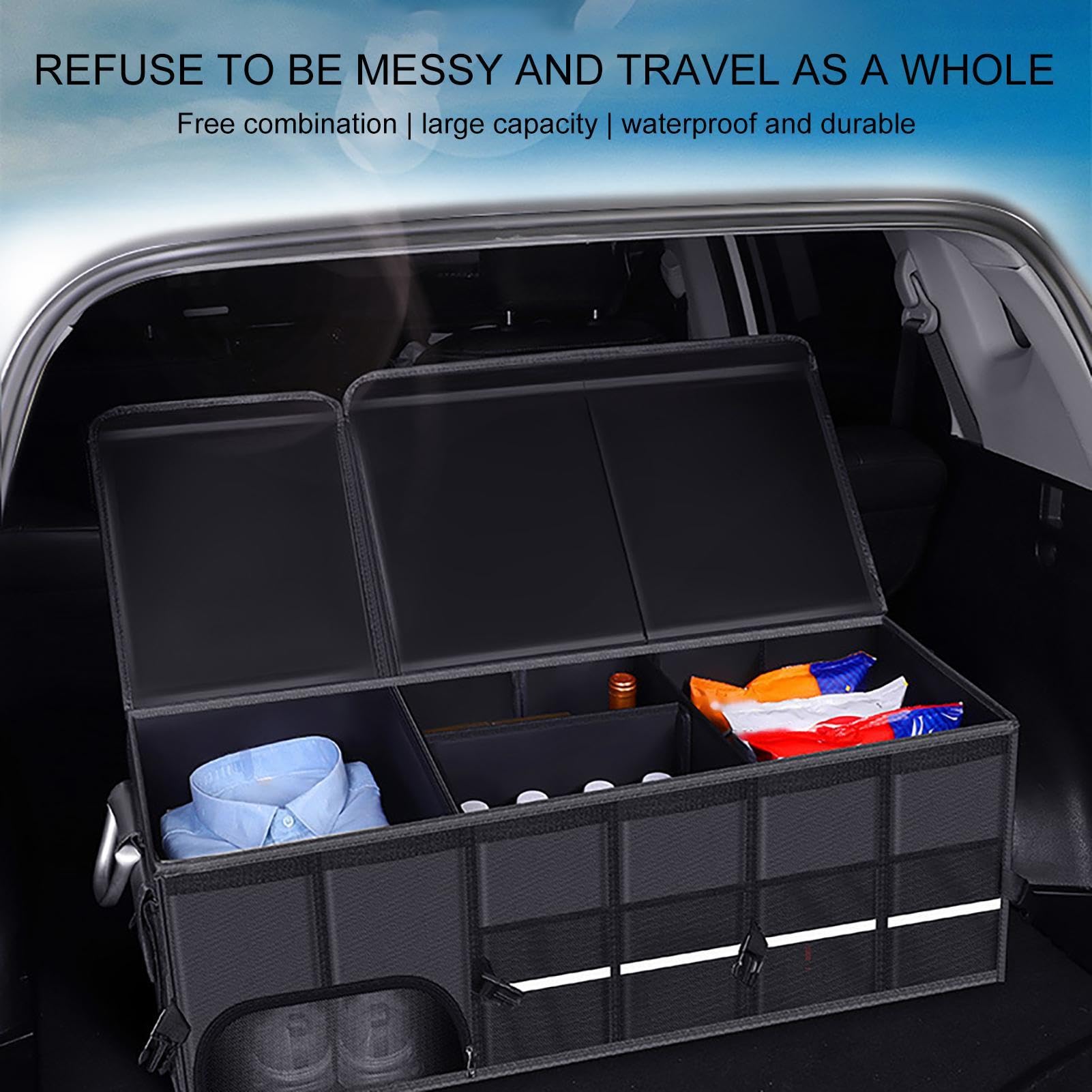 Organizzatore di stoccaggio del bagagliaio per auto,scatola di | immagazzinaggio