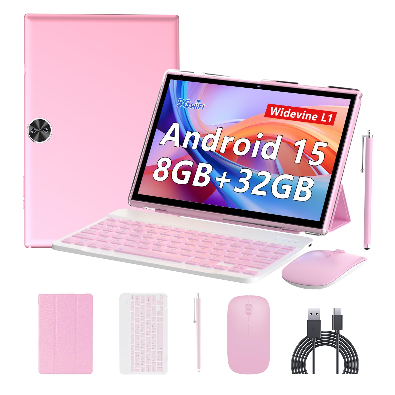 Amazon.co.jp: BYANDBY キーボード付きタブレット | タブレット 10