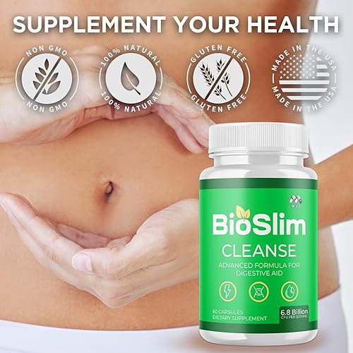 Miniatura 6 de Bioslim Cleanse Cápsulas (2 unidades), píldoras oficiales de suplemento de limpieza Bioslim con todos los ingredientes naturales, fórmula avanzada