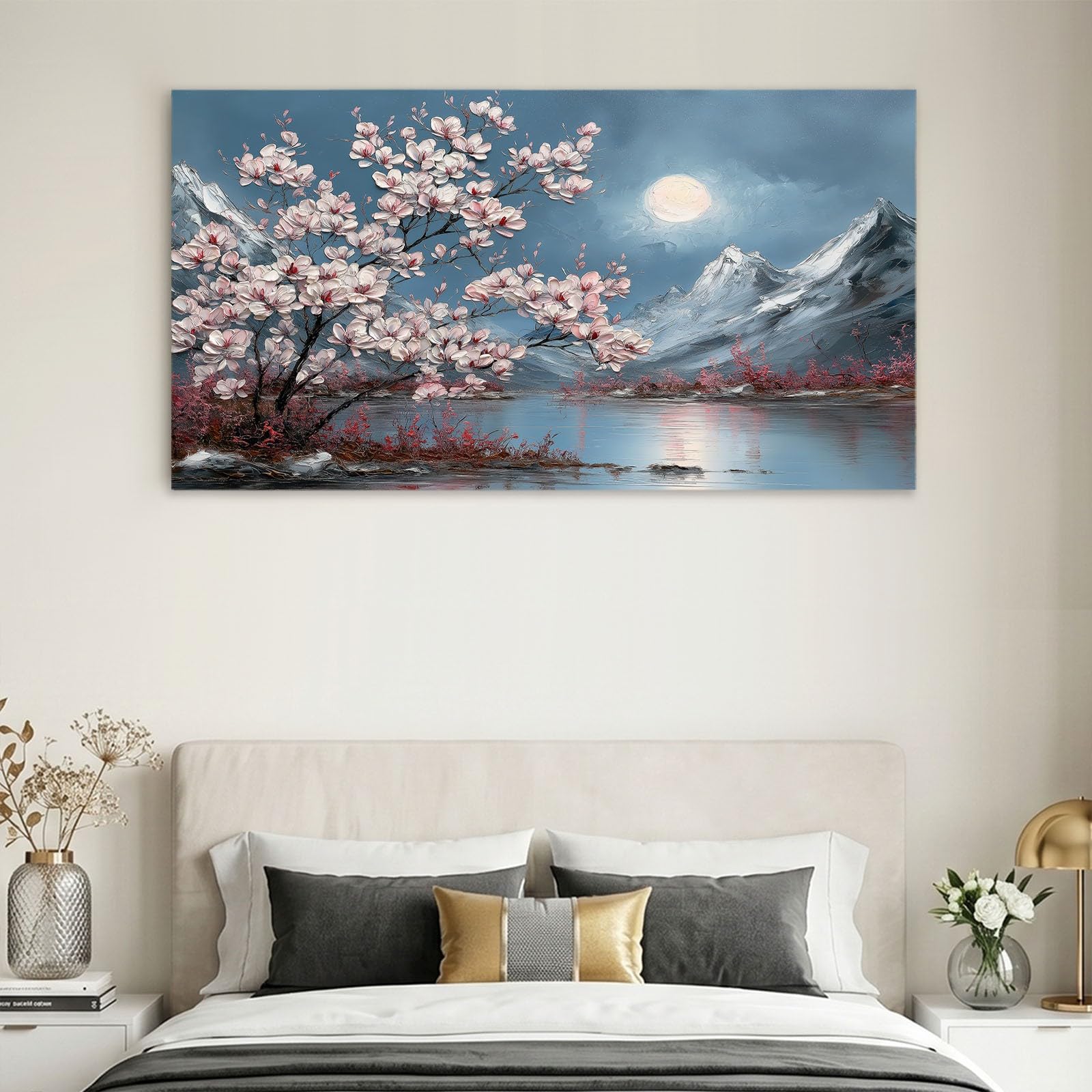Lienzo decorativo grande para pared, 160 x 80 cm