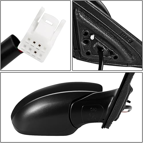 Miniatura 4 de DNA Motoring OEM-MR-NI1321311 - Espejo lateral plegable para pasajero derecho sin calefacción, compatible con Altima 2019-2020