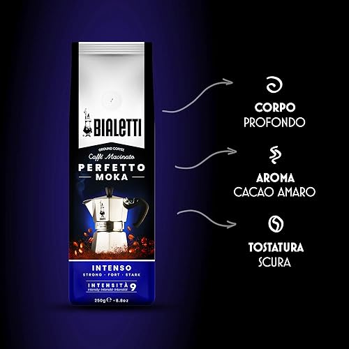 Vista 6 de Bialetti Perfetto Moka Café Moulu Intenso (Fuerte) Tostado Oscuro 8.82 oz