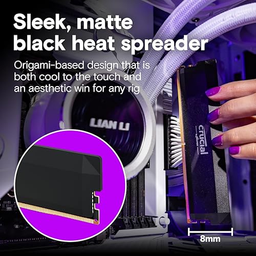 Miniatura 5 de Crucial Pro DDR5 RAM 64 GB Kit (2 x 32 GB) 6400 MHz CL40, memoria para juegos de sobreaceleración de escritorio, compatible con Intel XMP 3.0 y AMD