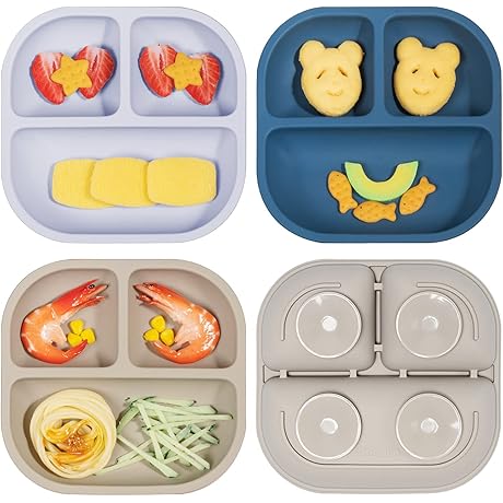BABELIO Silicone Suction Plate: Empowering Independent Eating for Baby and Toddler